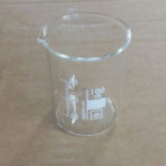 Beaker forma bassa in vetro borosilicato 3.3